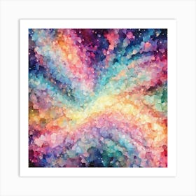 An abstract mosaic 5 Art Print