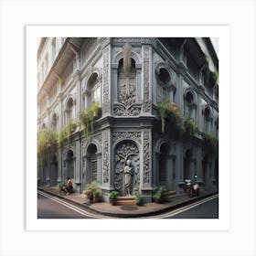 Street Scene In Singapore8 Art Print