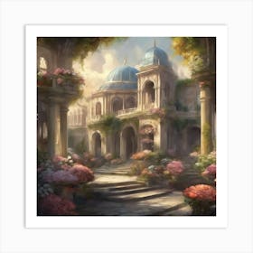 Fairytale Garden 1 Art Print