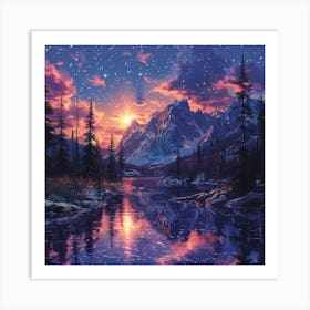 Starry Night 5 Art Print