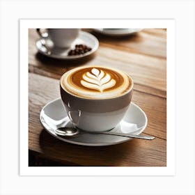 Coffee And Latte Art Art Print