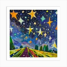 Stars In The Sky 1 Art Print