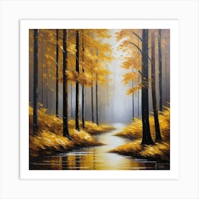 Autumn Forest 111 Art Print