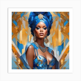 Rihanna 1 Art Print