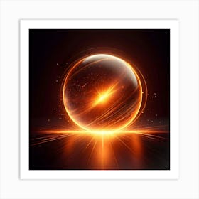 Sphere Of Light Art Print