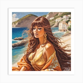 Summer breeze Art Print