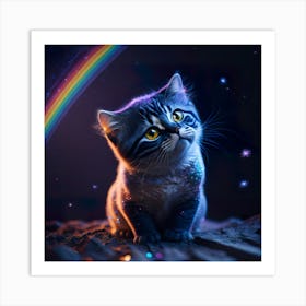 Cat Galaxy (92) Art Print