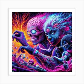 Psychedelic Art 31 Art Print