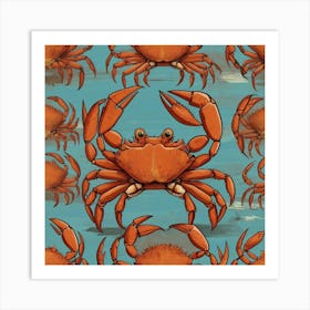 Crabs Art Print