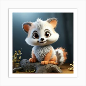 Cute Fox 9 Art Print