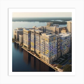 Florida City Art Print