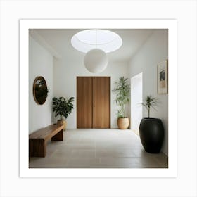 Hallway - Hallway Stock Videos & Royalty-Free Footage 12 Art Print