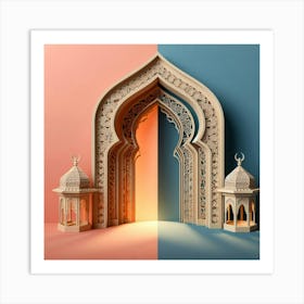 Islamic Architecture Concept Art Print