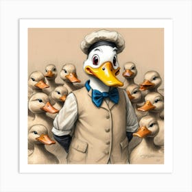 Donald Duck 20 Art Print