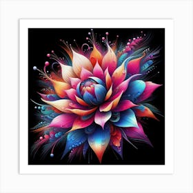 Lotus Flower 1 Art Print