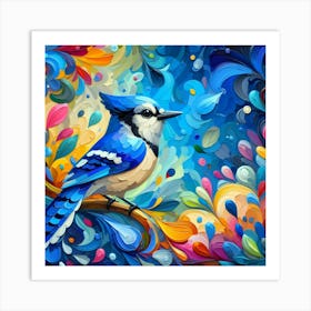 Blue Jay 2 Art Print