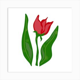 Red Tulip 1 Art Print