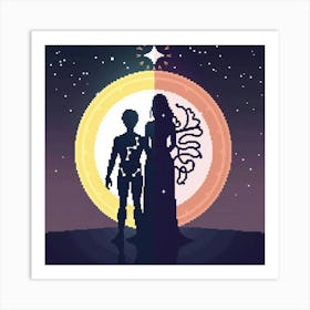 Pixel Art 2 Art Print