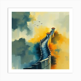 Great Wall Of China 2 Art Print