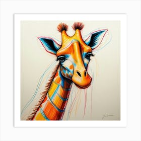 Giraffe 128 Art Print