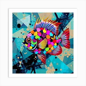 Abstract Fish 1 Art Print