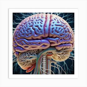 Brain Anatomy 17 Art Print