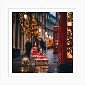 Christmas In London 1 Art Print