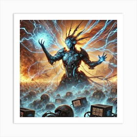 Archon Zephyra Tech Disruptor Art Print