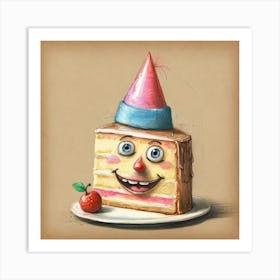 Birthday Cake 5 Art Print