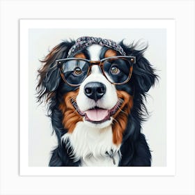 Bernese Mountain Dog 16 Art Print