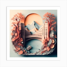 Default 2 An Intricate Paper Art Style Illustration Of London Bri 0 92c685ac 526c 4b59 8f1b 83cf766741ce 1 Art Print