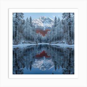 Tatra Mountain In Winter Art Print