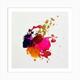 Splatters Art Print