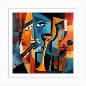 Jazz Musician 80 Art Print