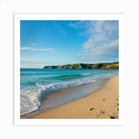 Beach - Beach Stock Videos & Royalty-Free Footage 2 Art Print