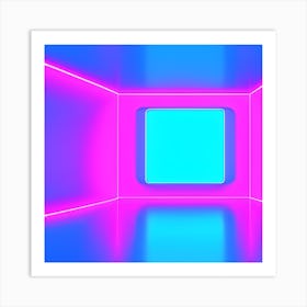 Neon Room Art Print