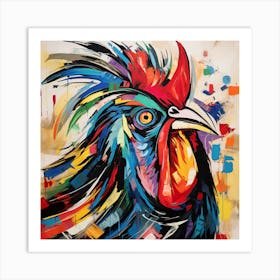 Rooster 5 Art Print