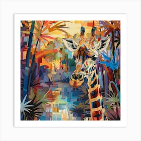 Giraffe 18 Art Print