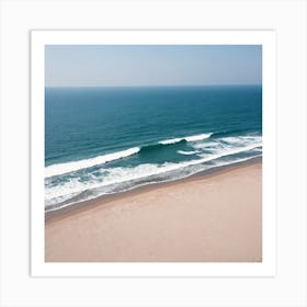 aerial view ofbeach 2 Art Print