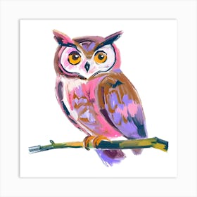 Owl 01 Art Print