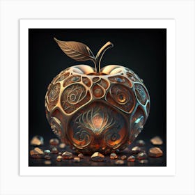 The glass apple an intricate design that adds to its exquisite appeal. 1 Art Print