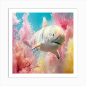 Shark In The Ocean Art Print