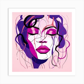 Portrait Of A Woman 42 Art Print