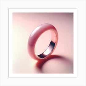 Pink Ring Art Print