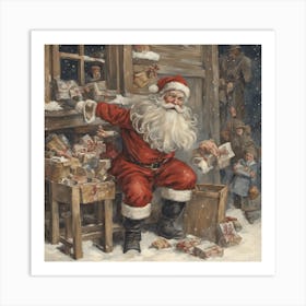 Santa Claus Art Print