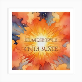 Beascseld Cna Mist Art Print