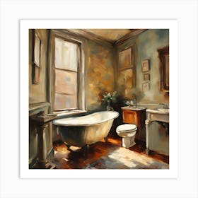 Bathroom 2 Art Print