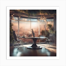 Office Space Art Print