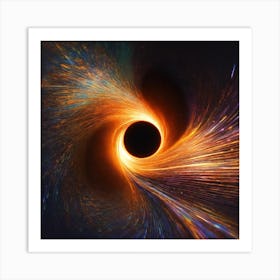 Black Hole - Black Hole Stock Videos & Royalty-Free Footage 2 Art Print