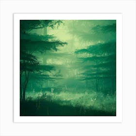 Dark Forest Art Print